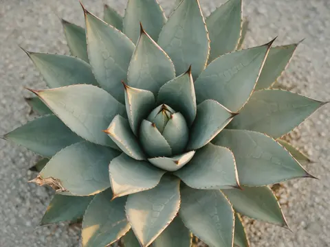 Agave vista de cima